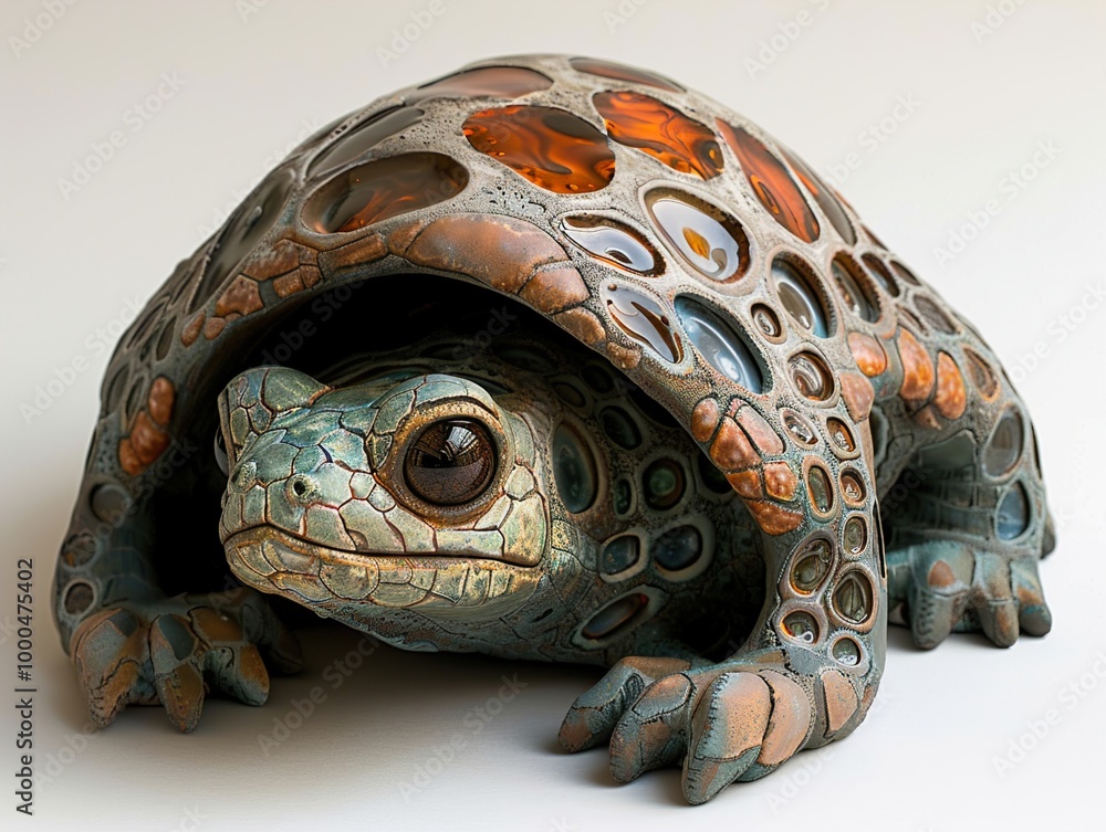 Ceramic Toad Sculpture - Detailed and Textured Ceramic Toad Sculpture - Detailed and Textured