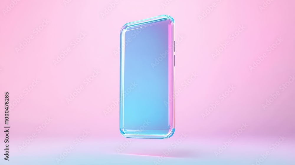 Stylish smartphone case with vibrant colors on pink background, modern design. Stylish smartphone case with vibrant colors on pink background, modern design.