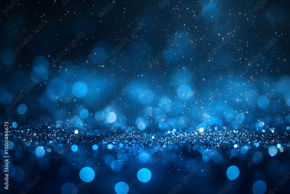 Blue Glitter Abstract Background Blue Glitter Abstract Background