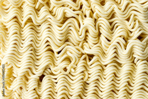 Dried Asian Instant Noodle Texture