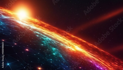 Kaleidoscopic Electromagnetism - Waves of Cosmic Color, HD, Soft Focus