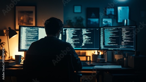 Coding in the Glow of Computer Screens