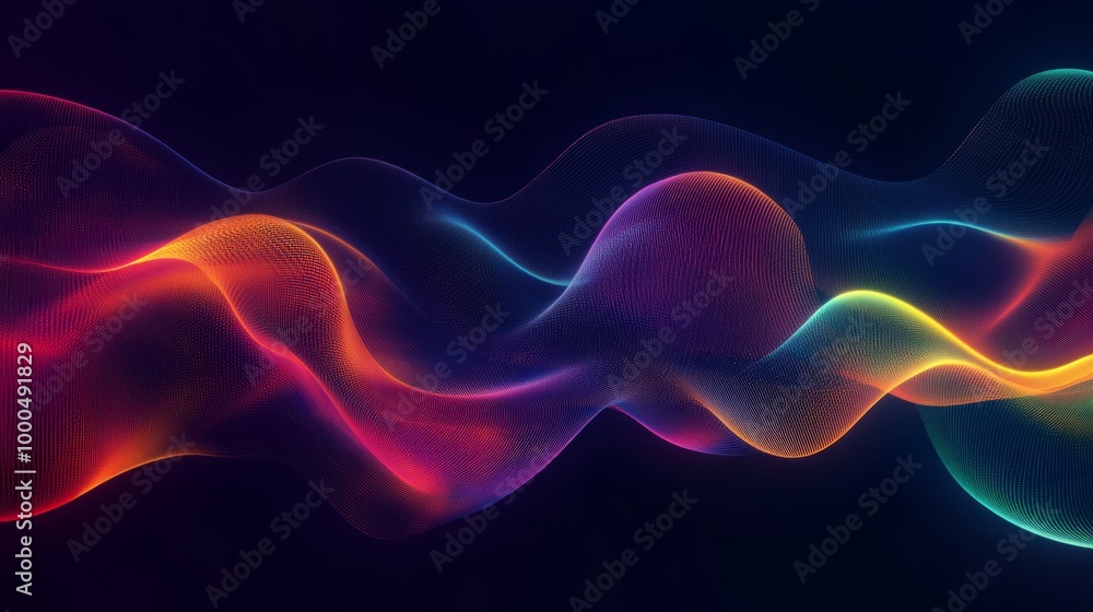 Vibrant Abstract Waves Vibrant Abstract Waves