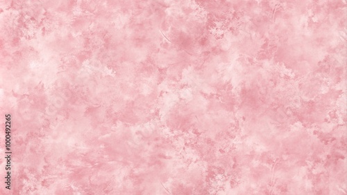 Abstract pink watercolor background with soft, swirling textures.