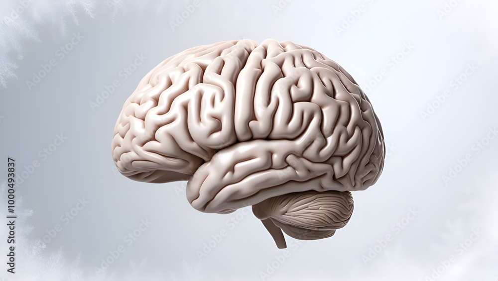 human brain 3d render human brain 3d render