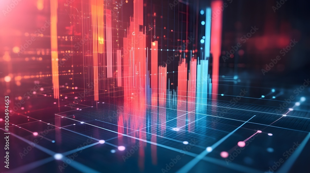 Business, Technology, Internet and network concept. Financial Graph. Stock Market chart. Forex Investment. Business, Technology, Internet and network concept. Financial Graph. Stock Market chart. Forex Investment.