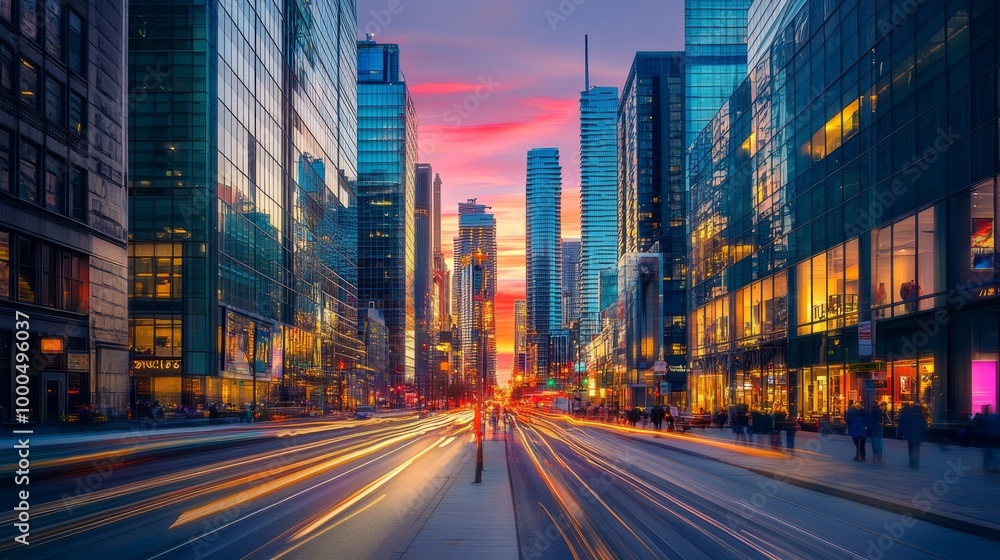 Cityscape at Dusk Cityscape at Dusk