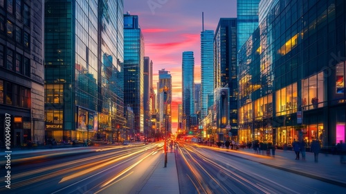Cityscape at Dusk