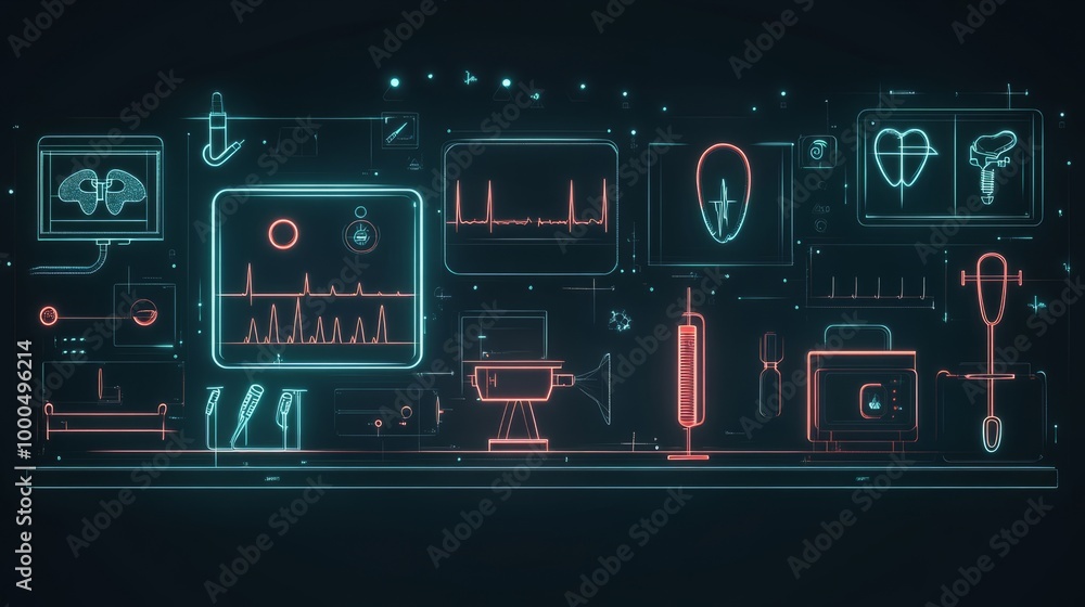 Futuristic Medical Interface Futuristic Medical Interface