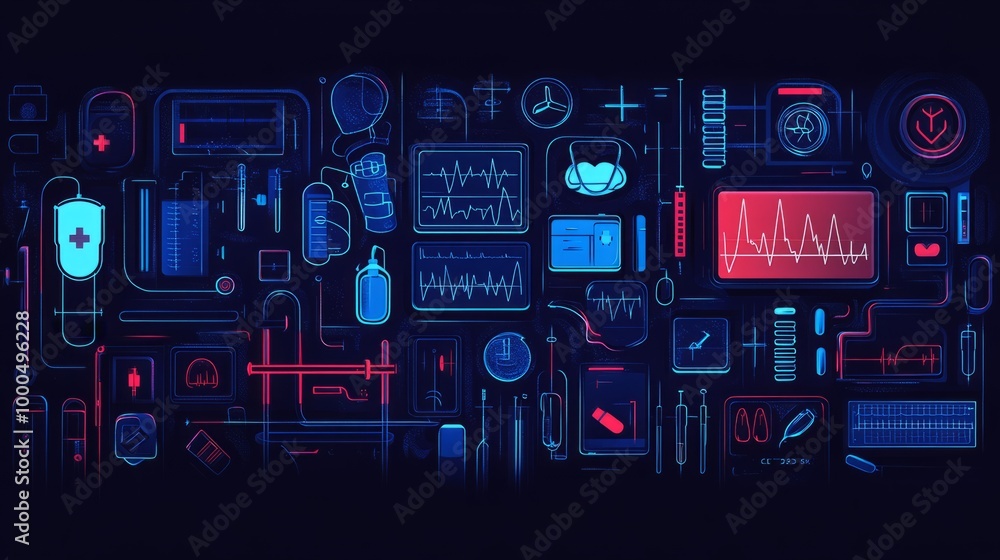 Futuristic Medical Interface Futuristic Medical Interface