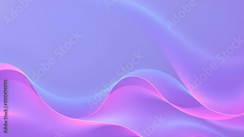 Neon illuminated dynamic sheets wallpaper. Abstract business background.