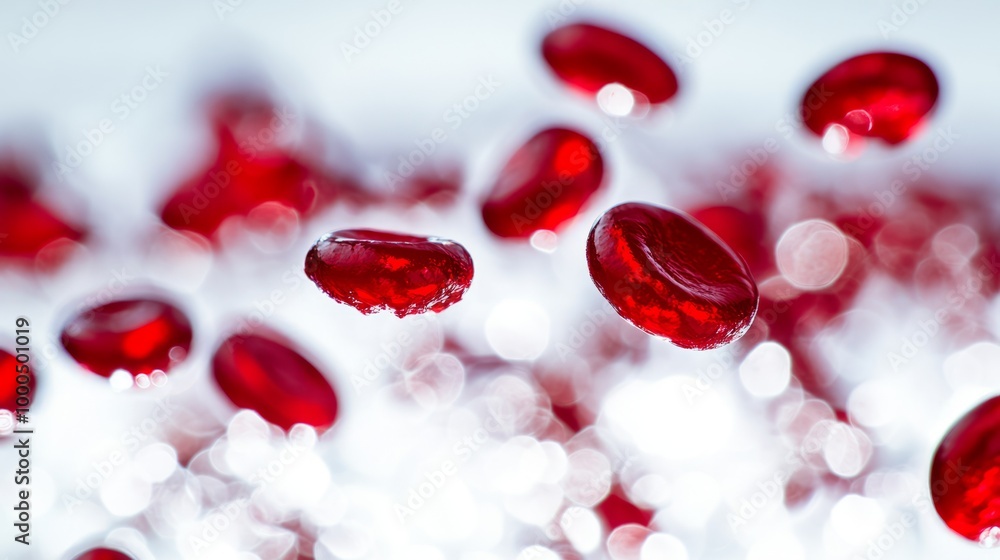 Abstract Red Blood Cells Abstract Red Blood Cells