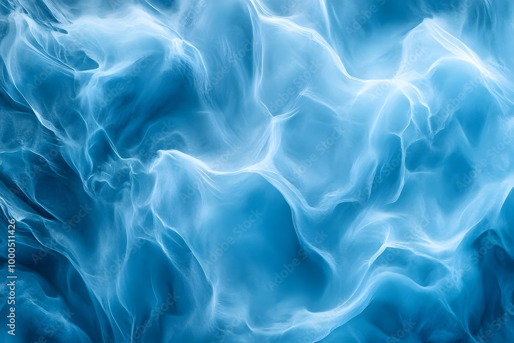 Obraz premium Abstract Blue Swirls