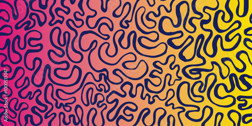 Fondo orgánico abstracto colorido hecho a mano con degradado, textura para diseños como portada, revista, cartel, flyer.
