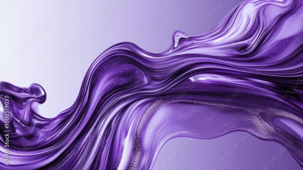 Flowing purple waves creating a luxurious and dynamic abstract background Flowing purple waves creating a luxurious and dynamic abstract background