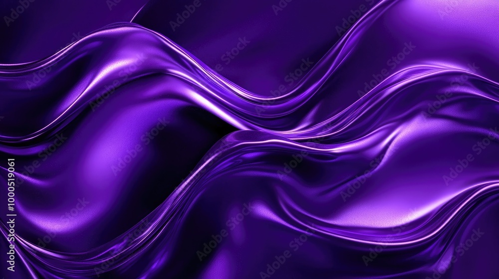 Flowing purple waves creating a luxurious and dynamic abstract background Flowing purple waves creating a luxurious and dynamic abstract background