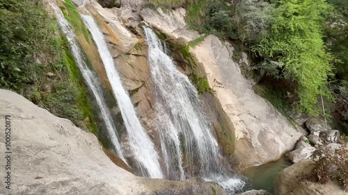 Waterfalls and gorges under Vrsno (Kobarid, Slovenia) - Wasserfälle und Tröge unter Vrsno (Kobarid, Slowenien) - Slapovi in korita pod Vrsnim (Kobarid, Slovenija) photo