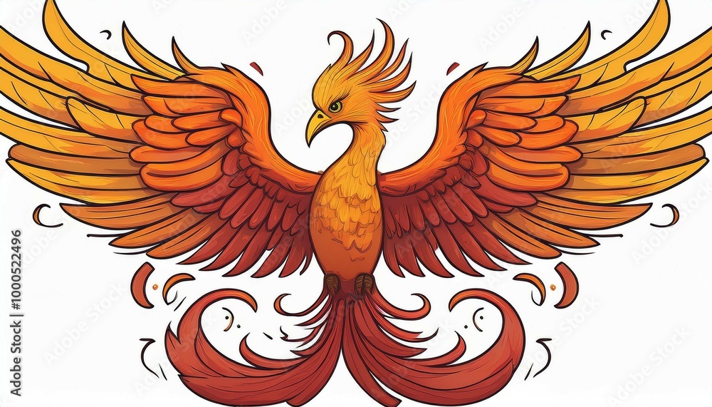 Obraz premium golden eagle tattoo