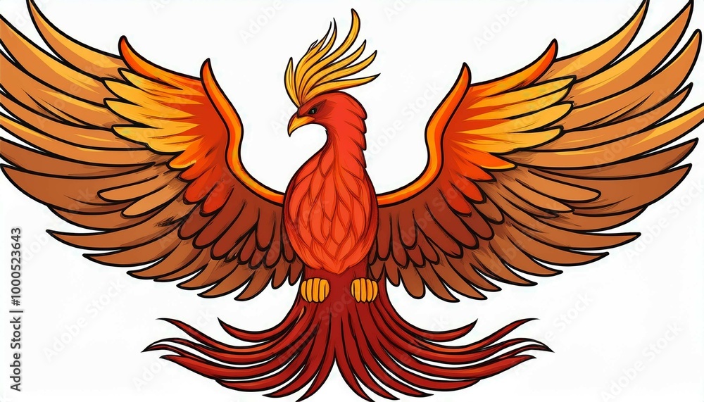 Obraz premium red winged eagle