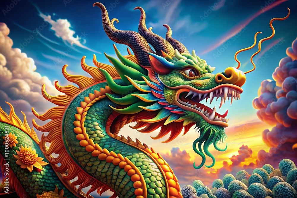 Stunning Chinese Dragon Illustrations Capturing Mythical Essence and Cultural Significance in Art Stunning Chinese Dragon Illustrations Capturing Mythical Essence and Cultural Significance in Art