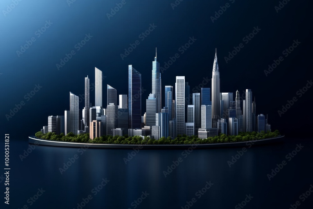 Minimalist city skyline, with clean geometric lines representing skyscrapers and urban landscapes Minimalist city skyline, with clean geometric lines representing skyscrapers and urban landscapes