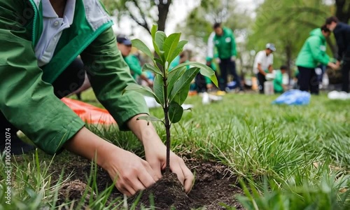 Planting trees nourishes the earth and enriches our future