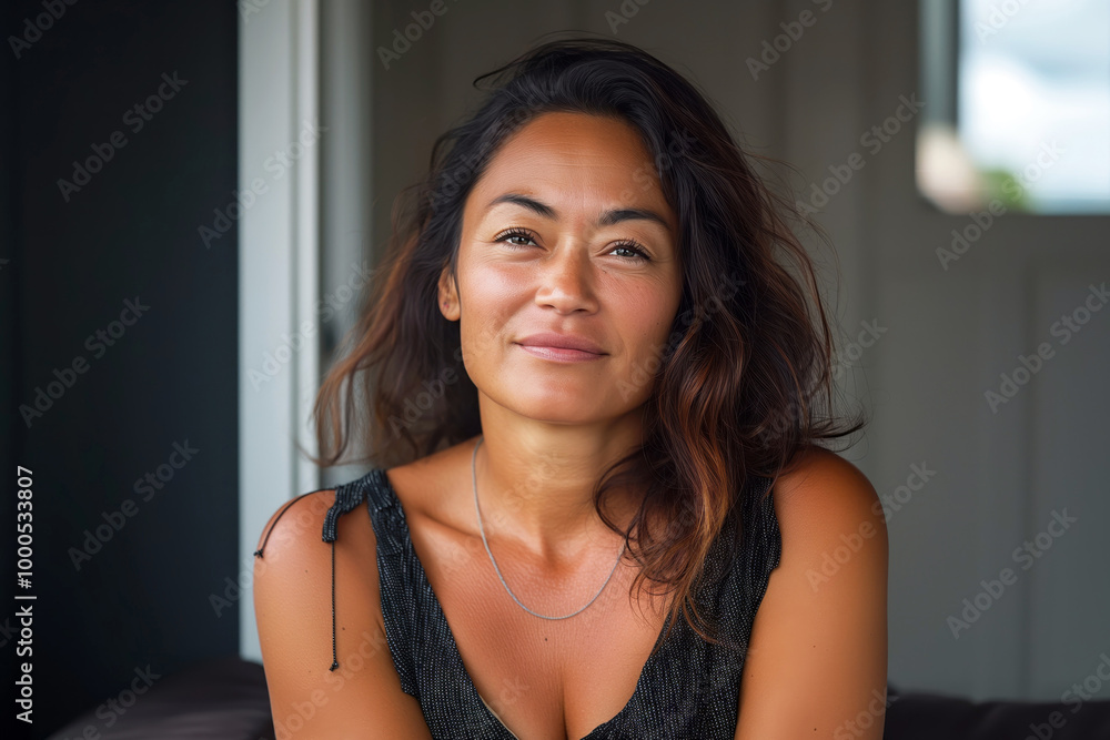 Candid Portrait Of A Woman Smiling Naturally, Ideal For Lifestyle Photography Candid Portrait Of A Woman Smiling Naturally, Ideal For Lifestyle Photography
