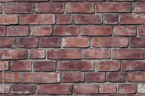 Wallpaper Mural Red brick wall background with visible textures and patterns, perfect for creative projects or adding a nostalgic and timeless touch to any space. Torontodigital.ca