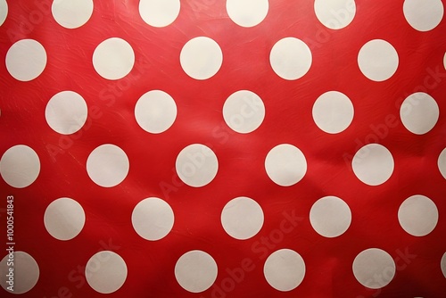 Red and White Polka Dot Pattern