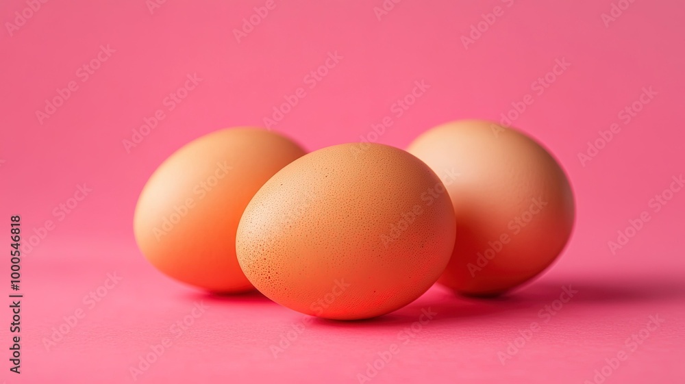 Eggs isolated on a bright background. Front photo. Egg wallpapers. Design, visual arts, minimalism. Egg templates. Organic chicken egg concept. generative ai Eggs isolated on a bright background. Front photo. Egg wallpapers. Design, visual arts, minimalism. Egg templates. Organic chicken egg concept. generative ai