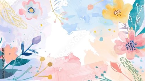 Colorful_fresh_watercolor_cartoon_texture_background