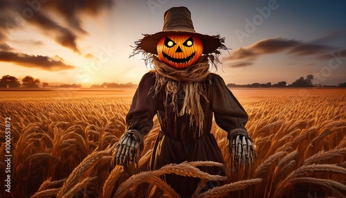 scarecrow in the field