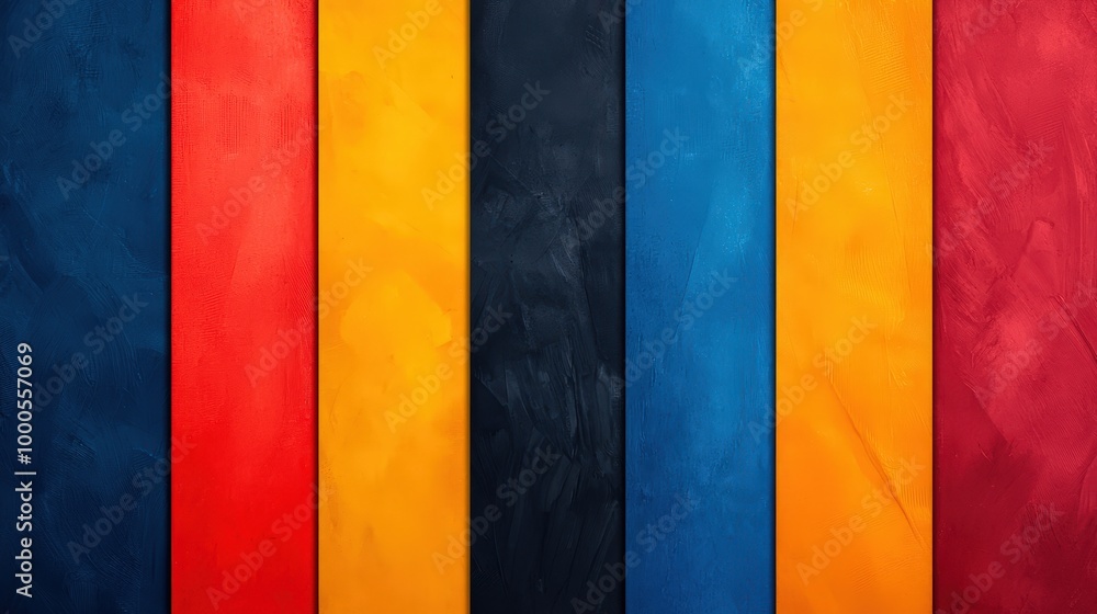 Fototapeta premium Abstract Colorful Stripes Background Texture Design Wall Art