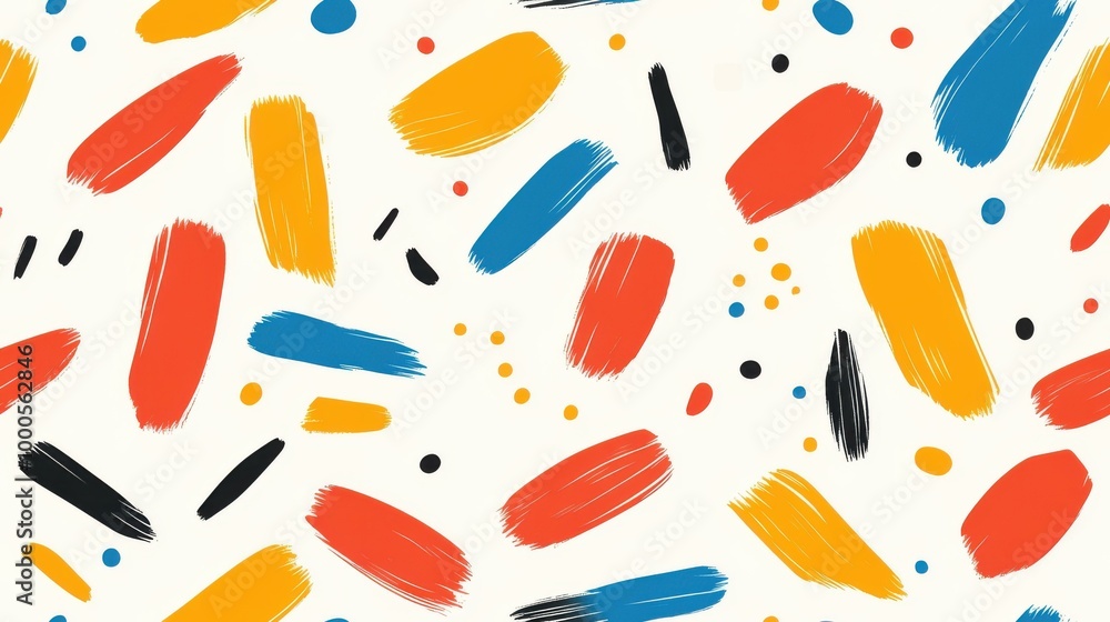Experience the allure of vibrant abstract art, where bold brush strokes blend in an engaging mix of sizes and colors. Experience the allure of vibrant abstract art, where bold brush strokes blend in an engaging mix of sizes and colors.