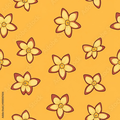 Floral Pattern With Green Leaves and White Blossoms Seamless floral pattern featuring green leaves and subtle white blossoms on a light background