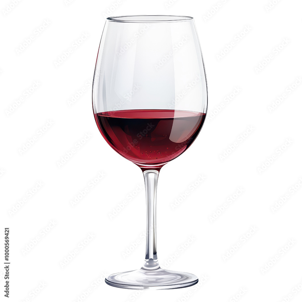 Elegant red wine glass filled with rich red wine, perfect for celebrations and fine dining experiences. Elegant red wine glass filled with rich red wine, perfect for celebrations and fine dining experiences.