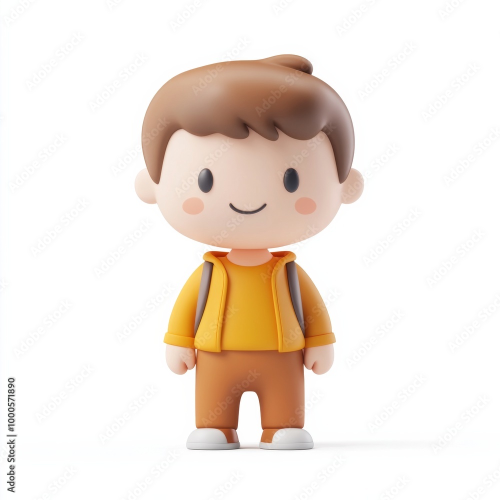 3d little person character 3d icon in cartoon style 3d little person character 3d icon in cartoon style