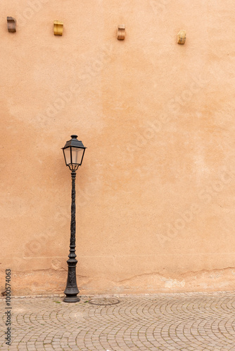 old street lamp in France