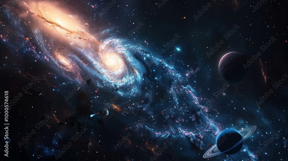Captivating Cosmic Imagery of Glowing Nebulae and Ethereal Galaxies in the Vast Universe Captivating Cosmic Imagery of Glowing Nebulae and Ethereal Galaxies in the Vast Universe