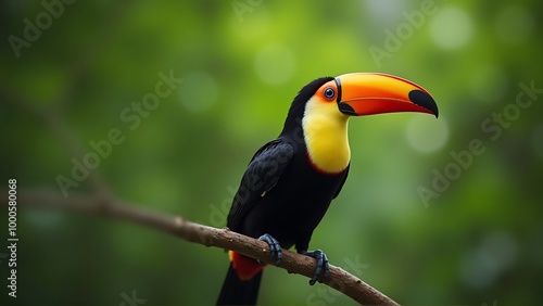 High Quality Toucans Bird on a branch, Natural Birds Animals Photoshoot, Macro Photography