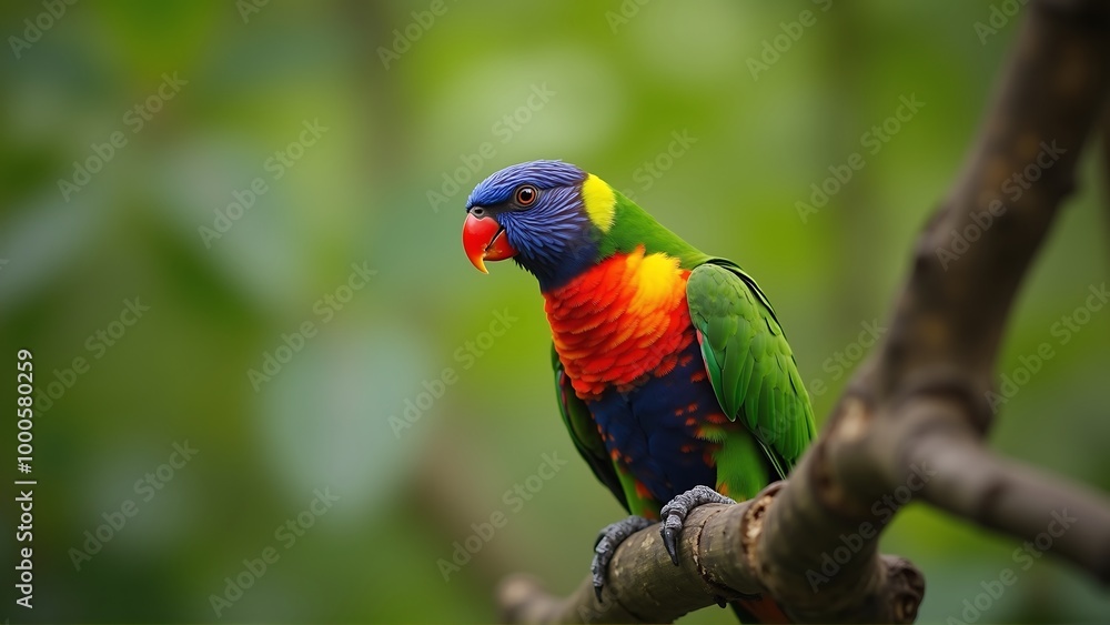 Naklejka premium Beautifull Bird Photography, Parrot Bird, 