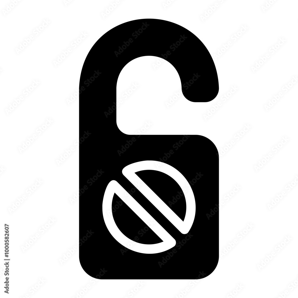 do not disturb sign glyph icon do not disturb sign glyph icon