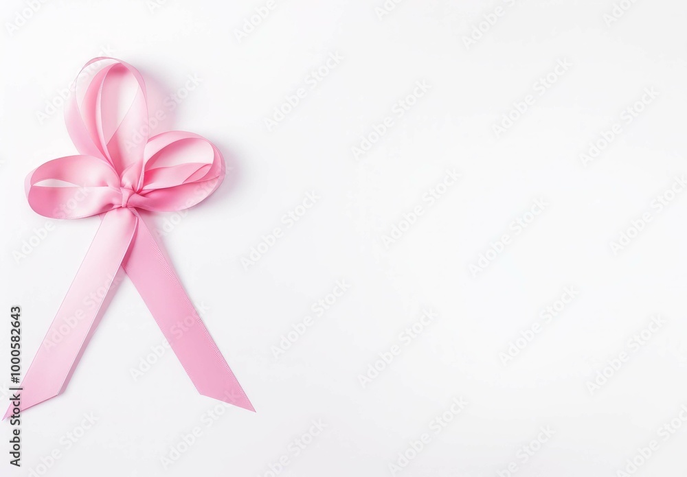 Breast cancer awareness ribbon Pink ribbon Background Breast cancer awareness ribbon Pink ribbon Background