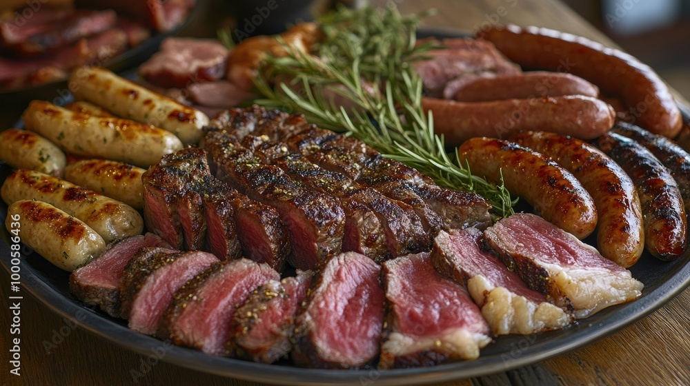 Assorted Meats on a Platter for Carnivore Diet Assorted Meats on a Platter for Carnivore Diet