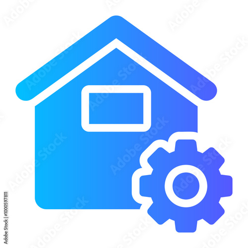 home repair gradient icon