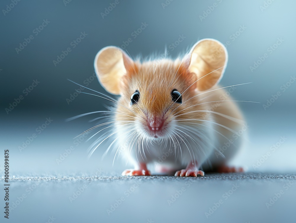 Cute Mouse Looking at the Camera with Big Ears Cute Mouse Looking at the Camera with Big Ears