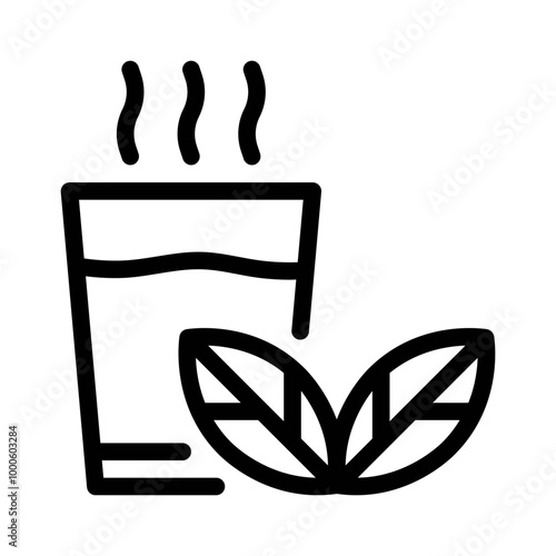 Chai Tea line icon