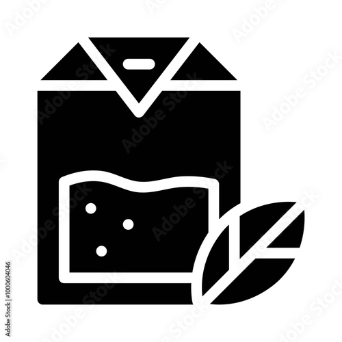 Tea Infuser glyph icon