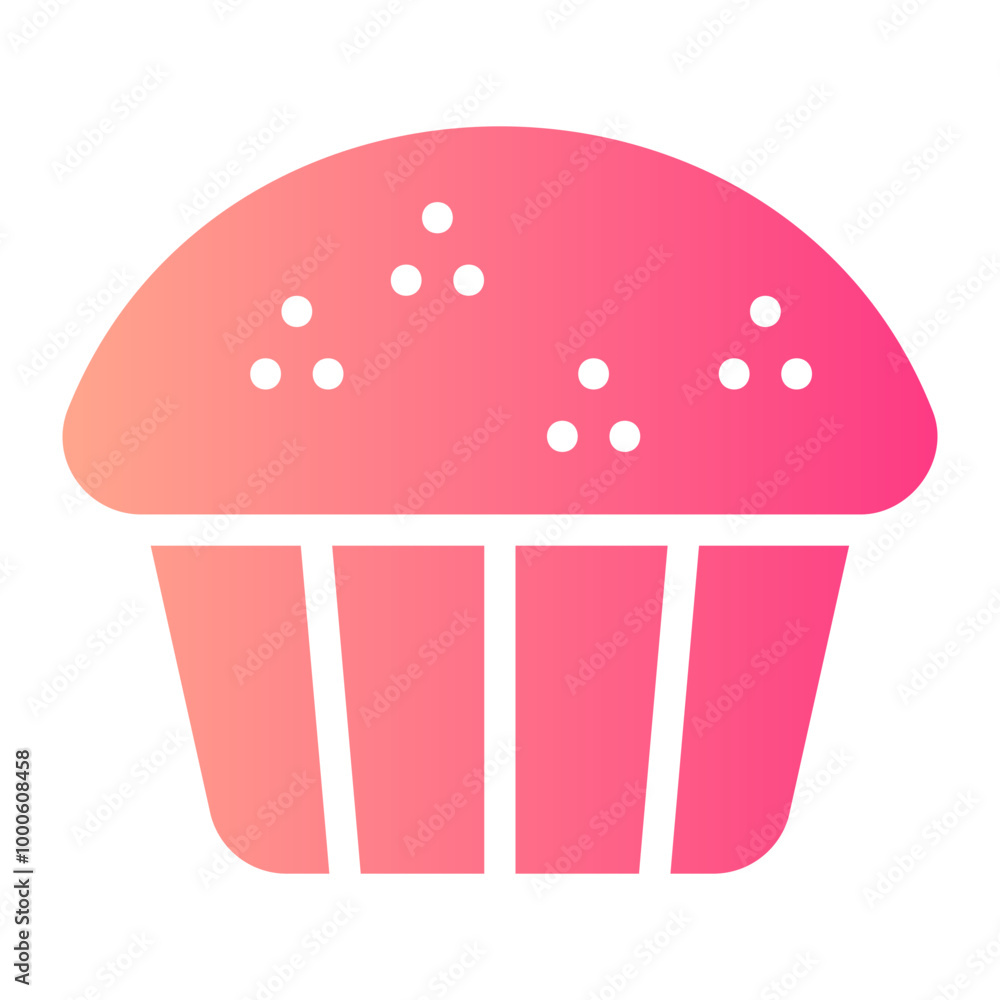 muffin gradient icon