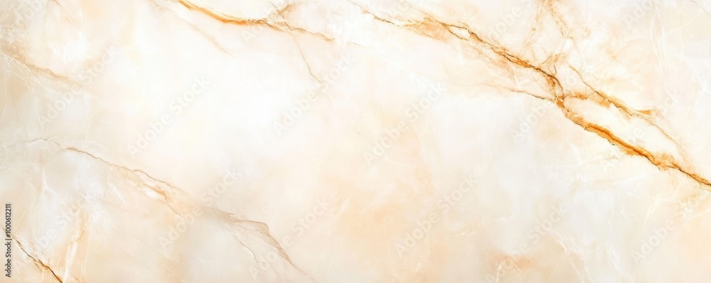 Fototapeta premium Cream Marble Texture Background Elegant Stone Pattern for Minimalist Design